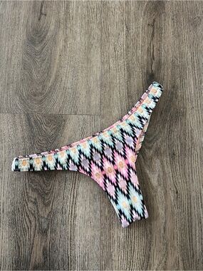Victoria Secret Colorful Ikat Print Bikini Bottom